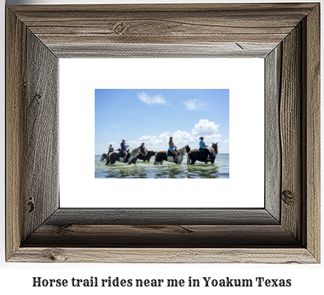 horse trail rides near me in Yoakum, Texas